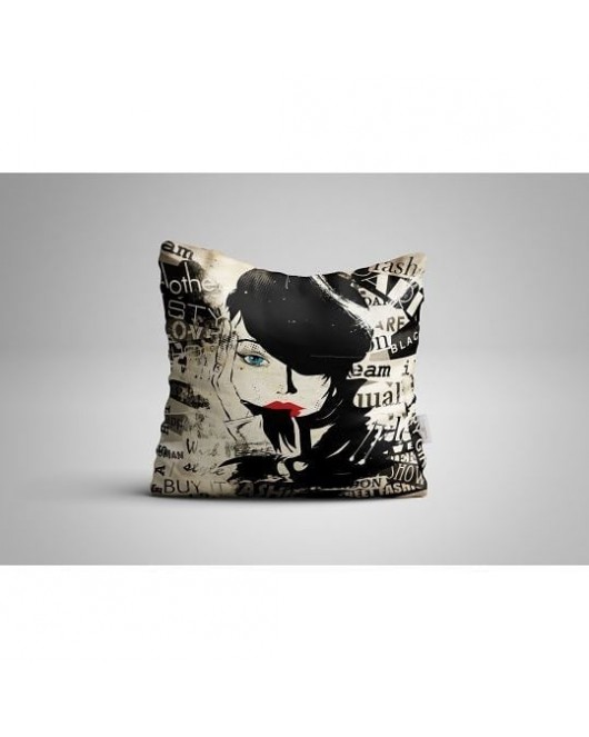 Dijital Baskılı Kırlent Kılıfı 4 Adet 43 x 43 - 43 x 43