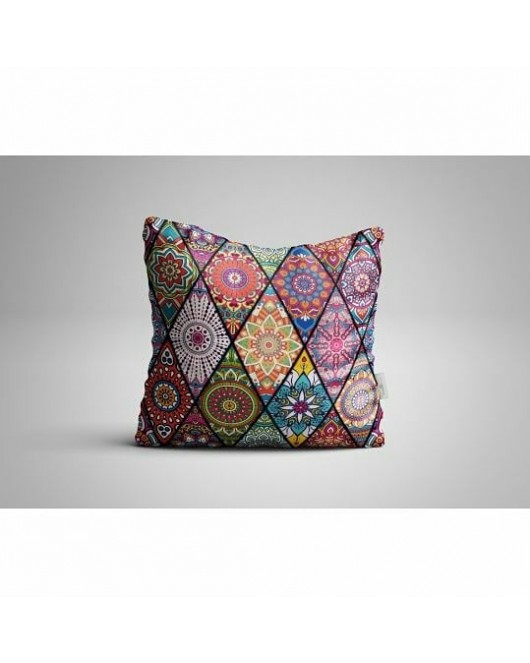 39 Dijital Baskılı Kırlent Kılıfı 4 Adet 43 x 43