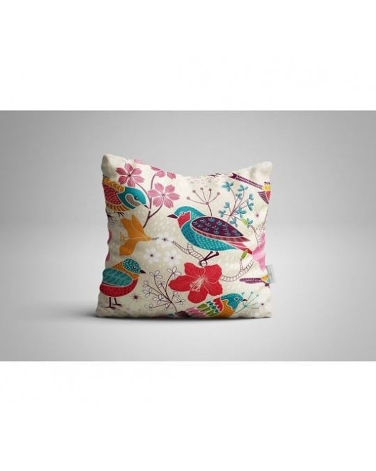 Dijital Baskılı Kırlent Kılıfı 4 Adet 43 x 43 - 43 x 43