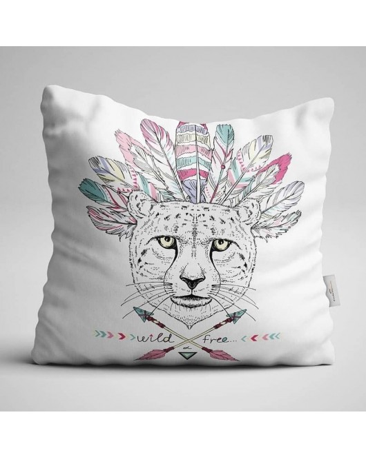 Dijital Baskılı Kırlent Kılıfı 4 Adet 43 x 43 - 43 x 43