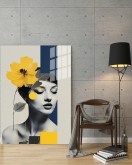 Popart Digital Sanatlar,3d Dekoratif Baskı Cam Tablo 138