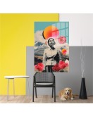 Popart Digital Sanatlar,3d Dekoratif Baskı Cam Tablo 198