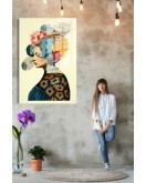 Popart Digital Sanatlar,3d Dekoratif Baskı Cam Tablo 197
