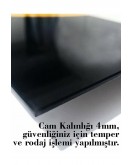 Beyaz Atlar Hayvanlar Cam Tablo, Ev Ve Ofis Duvar Dekoru,