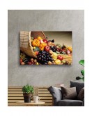 Meyveler Cam Tablo 4mm Dayanıklı Temperli Cam
