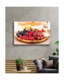 Meyveler Cam Tablo 4mm Dayanıklı Temperli Cam