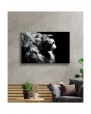 Aslan 16 Hayvan Cam Tablo