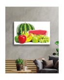 Meyveler Cam Tablo 4mm Dayanıklı Temperli Cam