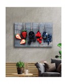 Meyveler Cam Tablo 4mm Dayanıklı Temperli Cam