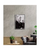 Atatürk Cam Tablo 4 Mm Dayanıklı Temperli Cam