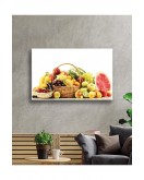 Meyveler Cam Tablo 4mm Dayanıklı Temperli Cam