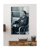 Atatürk Portresi Cam Tablo, Ev Ve Ofis Duvar Dekoru,
