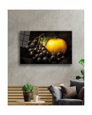 Meyveler Cam Tablo 4mm Dayanıklı Temperli Cam