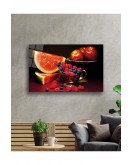 Meyveler Cam Tablo 4mm Dayanıklı Temperli Cam