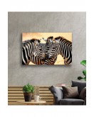Zebra Hayvan Cam Tablo 4mm Dayanıklı Temperli Cam