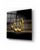 Allah Lafzı Cam Tablo