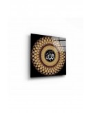 Ayetler Cam Tablo 50x50 Cm