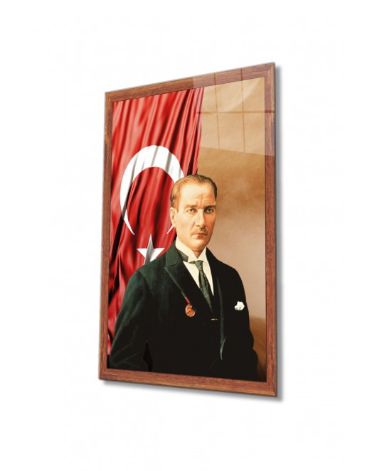 Atatürk Cam Tablo 4 Mm Dayanıklı Temperli Cam