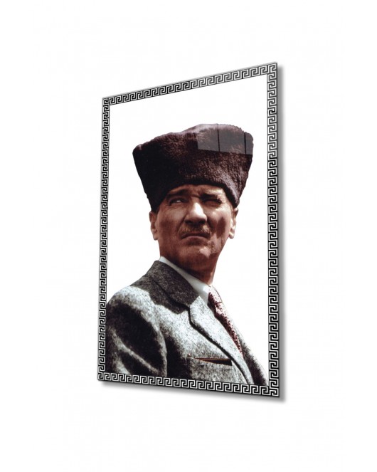 Atatürk Cam Tablo 4 Mm Dayanıklı Temperli Cam