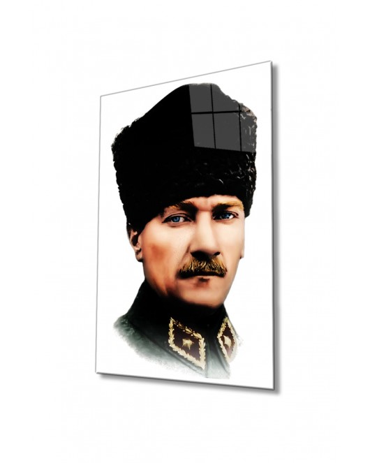 Atatürk Cam Tablo 4 Mm Dayanıklı Temperli Cam