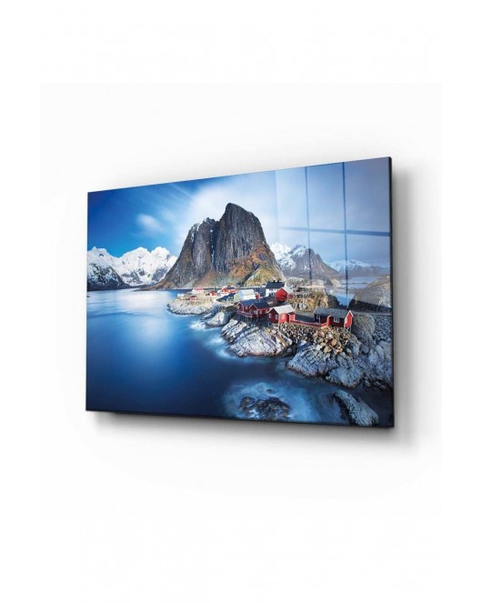 Doğa Manzara Cam Tablo 4mm Dayanıklı Temperli Cam