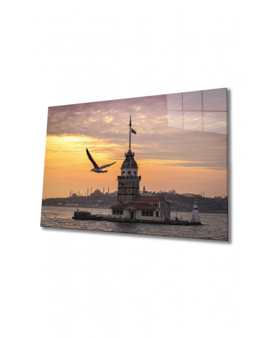 Kız Kulesi 2 Cam Tablo