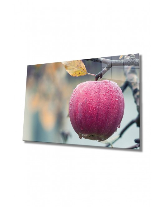 Meyveler Cam Tablo 4mm Dayanıklı Temperli Cam
