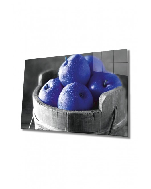 Meyveler Cam Tablo 4mm Dayanıklı Temperli Cam