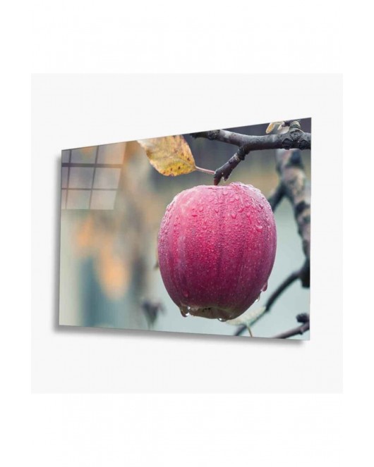 Meyveler Cam Tablo 4mm Dayanıklı Temperli Cam