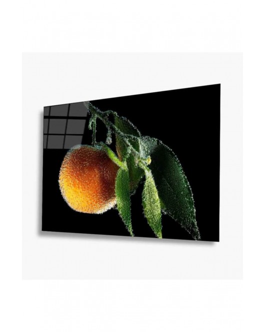 Meyveler Cam Tablo 4mm Dayanıklı Temperli Cam