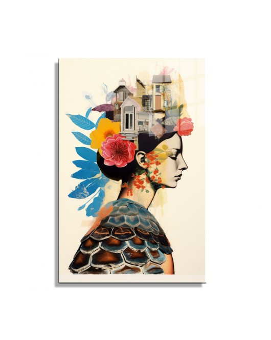 Popart Digital Sanatlar,3d Dekoratif Baskı Cam Tablo 202