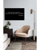 Motivasyon Cam Tablo, Kaligrafi, 3D Dekoratif Baskı
