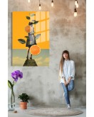 Popart Digital Sanatlar,3d Dekoratif Baskı Cam Tablo 201