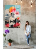 Popart Digital Sanatlar,3d Dekoratif Baskı Cam Tablo 198