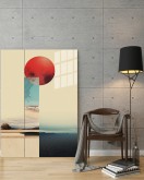 Popart Digital Sanatlar,3d Dekoratif Baskı Cam Tablo 191