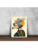 Popart Digital Sanatlar,3d Dekoratif Baskı Cam Tablo 197