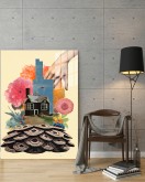 Popart Digital Sanatlar,3d Dekoratif Baskı Cam Tablo 199