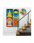 Çerçeveli Auguste Herbin - Lune I Tablo-7358