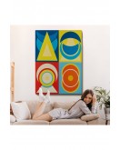 Çerçeveli Auguste Herbin - Lune I Tablo-7358