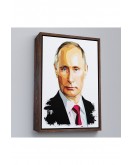 Çerçeveli Vladimir Putin - Rusya Devlet Başkanı Tablosu-7958