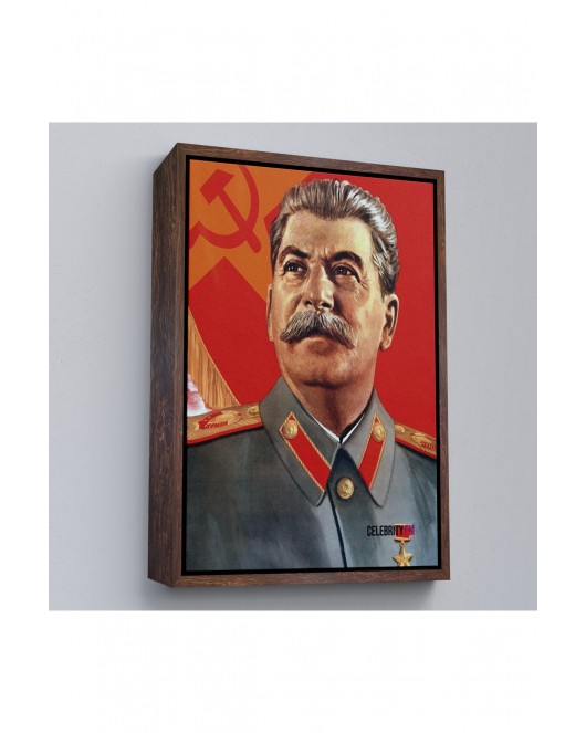 Çerçeveli Joseph Stalin Rusya Ve Sovyetler Birliği Sscb Tablo-7683