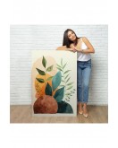 Çerçeveli İskandinav Tarzı Soft Çiiçekler Tablo-7590