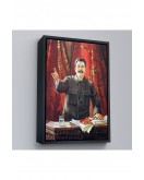 Çerçeveli Joseph Stalin Rusya Ve Sovyetler Birliği Sscb Tablo-7697