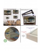 Çerçeveli Picasso-Balık Ve Kızartma Tavası Tablo-7102