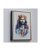 Çerçeveli Hz İsa Tablosu - Jesus-7927