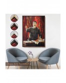 Çerçeveli Joseph Stalin Rusya Ve Sovyetler Birliği Sscb Tablo-7697