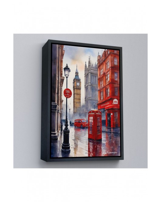 Çerçeveli İngiltere Londra Şehir Manzarası-7841