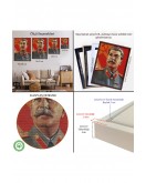 Çerçeveli Joseph Stalin Rusya Ve Sovyetler Birliği Sscb Tablo-7683