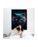 Savaşçı Kedi Tablosu-7900