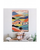 Pastel Tonlardaki Minimalist Tablo-7670